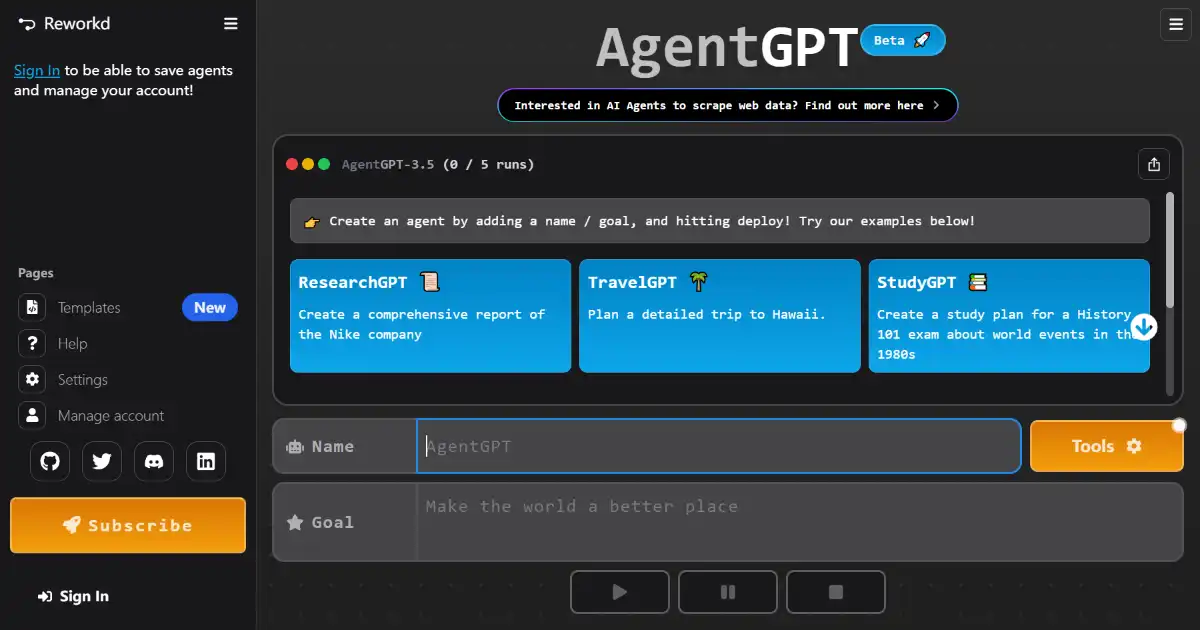 AgentGPT