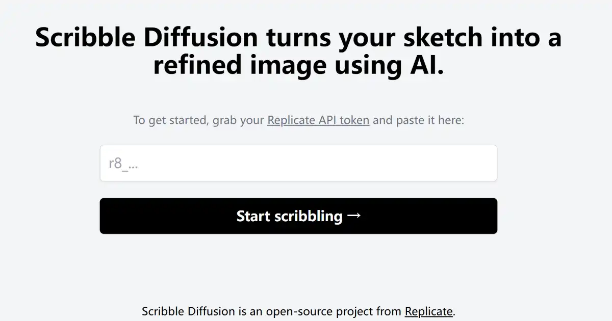 Scribble Diffusion