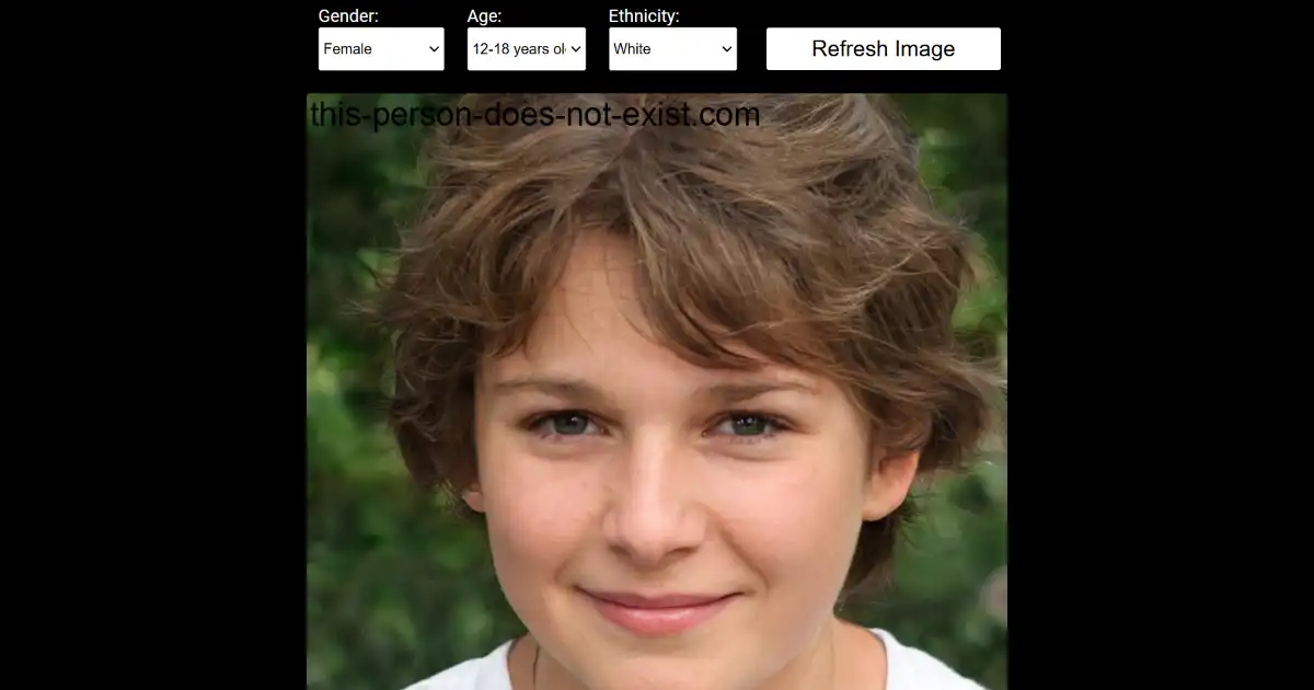 This Person Does Not Exist - Random Face Generator